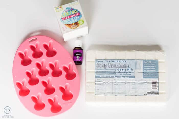 Lavender Bunny Soap Ingredients