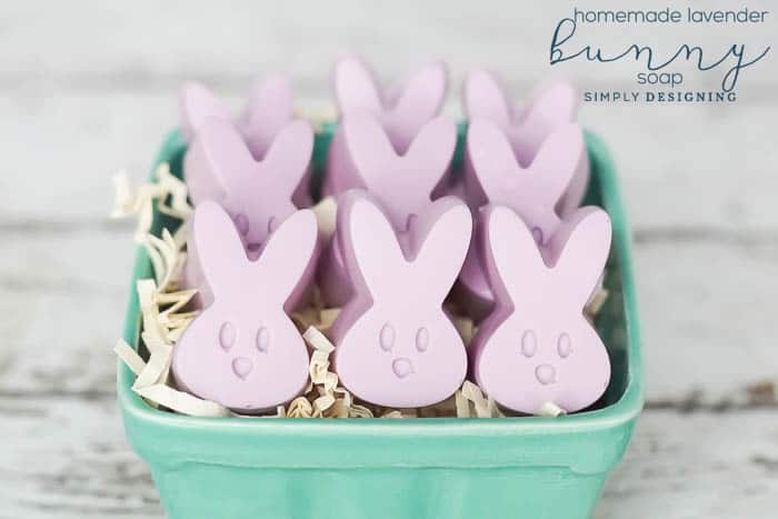 How to Make Soap - Homemade Lavender Bunny Soap