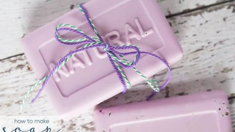 How to Make Soap - it is easy to make your own soap and I am showing you step by step how to make bar soap