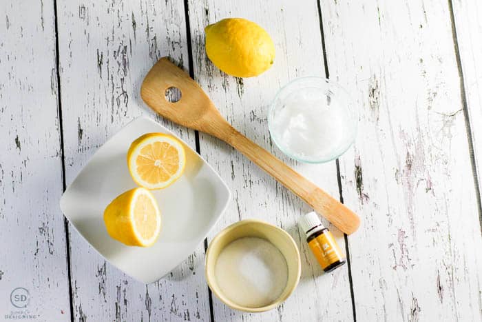 Lemon Sugar Scrub Recipe Ingredients