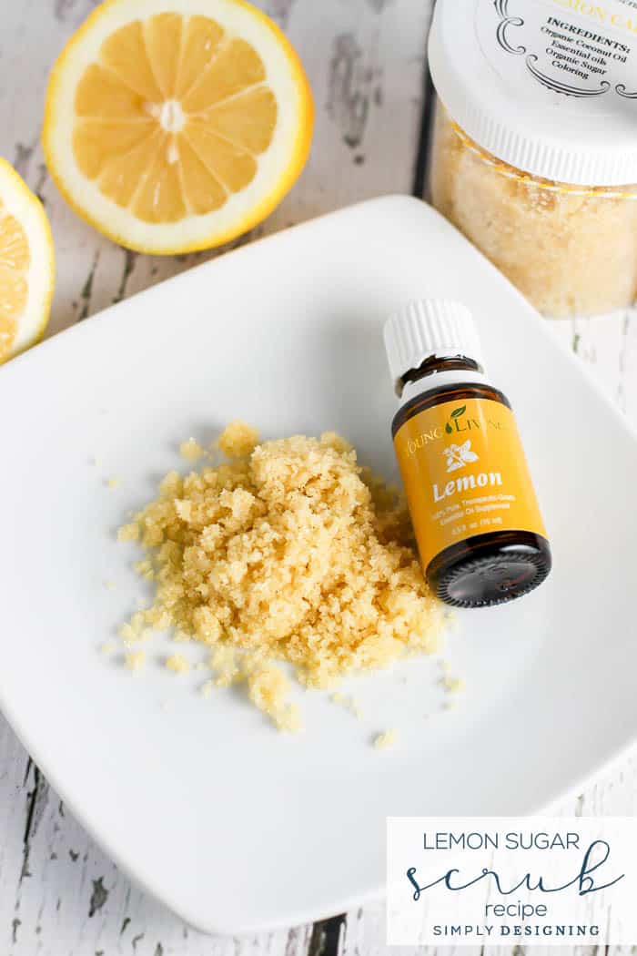 Lemon Sugar Scrub Recipe - an easy sugar scrub recipe - Copy