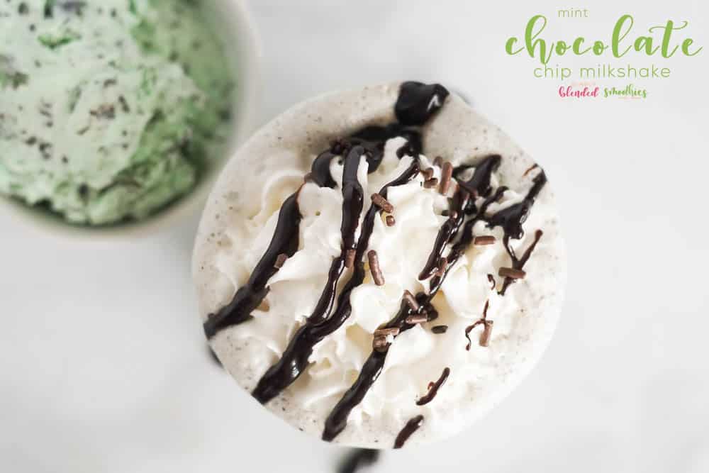 Mint Chocolate Chip Milkshake 3 Mint Chocolate Chip Milkshake