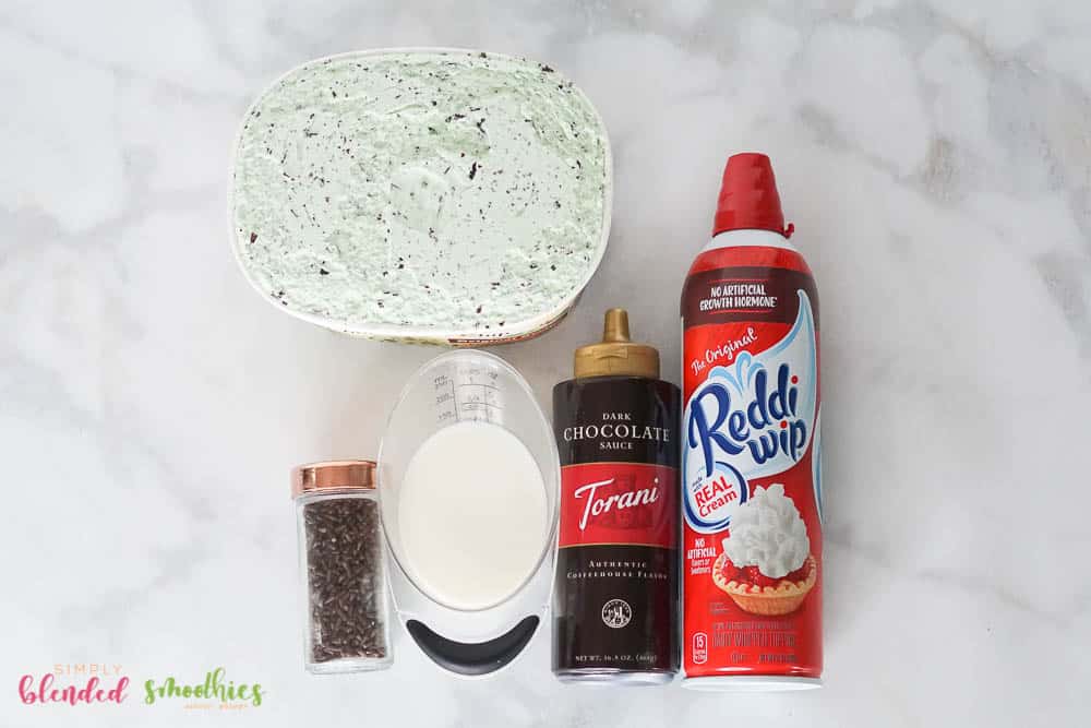 Mint Chocolate Chip Milkshake 4 Mint Chocolate Chip Shake Ingredients