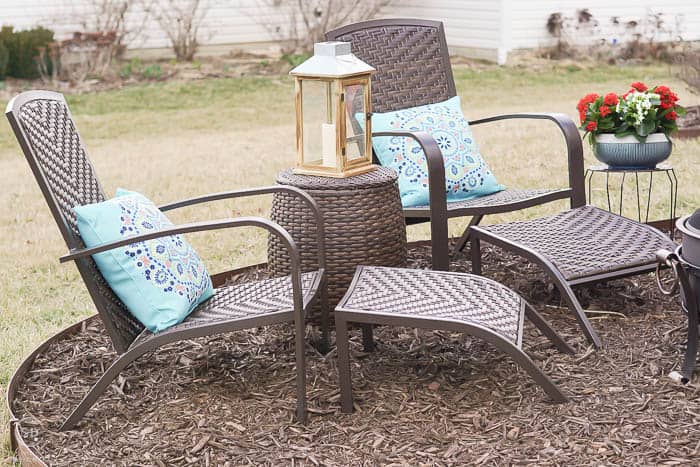 Fire Pit with Seating Area