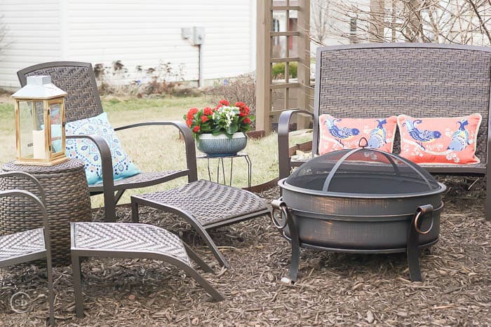 Outdoor Living with an Easy Backyard Fire Pit 5 | Outdoor Living with an Easy Backyard Fire Pit | 7 | firewood rack