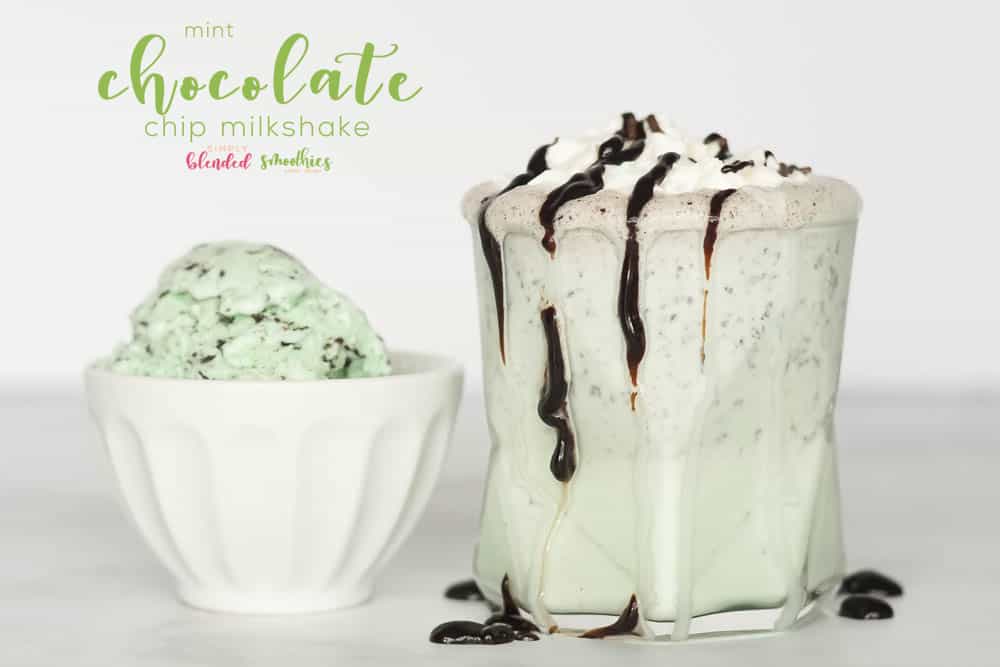 Peppermint Shake Recipe 8 This mint chocolate chip milkshake is better than any shamrock shake