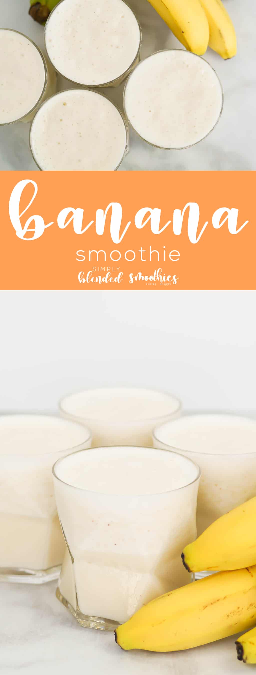 Banana Smoothie - family favorite easy and delicious banana smoothie recipe