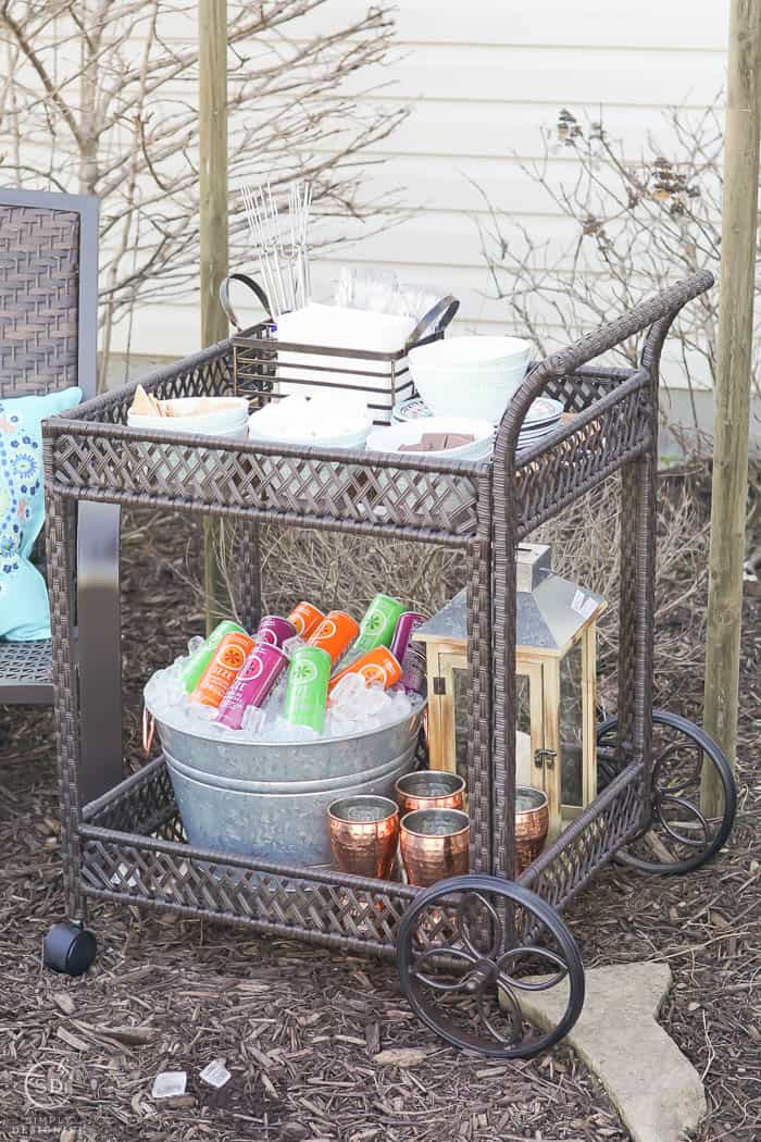 Serving Cart - Smore Bar