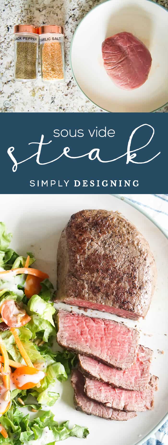 Sous Vide Steak - sous vide steak recipe - how to cook steak with sous vide