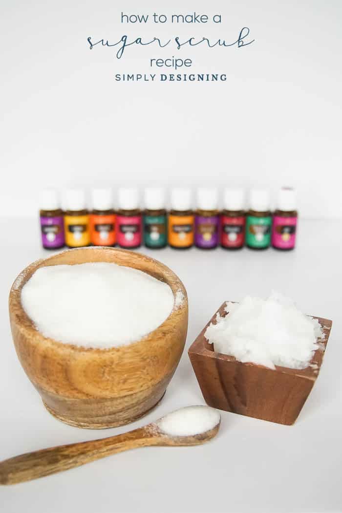 Sugar Scrub Recipe with Essential Oils