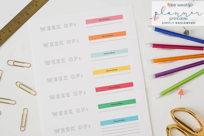 FREE Printable Weekly Planner | FREE Weekly Printable Planner | 5 | Free Printable Calendar