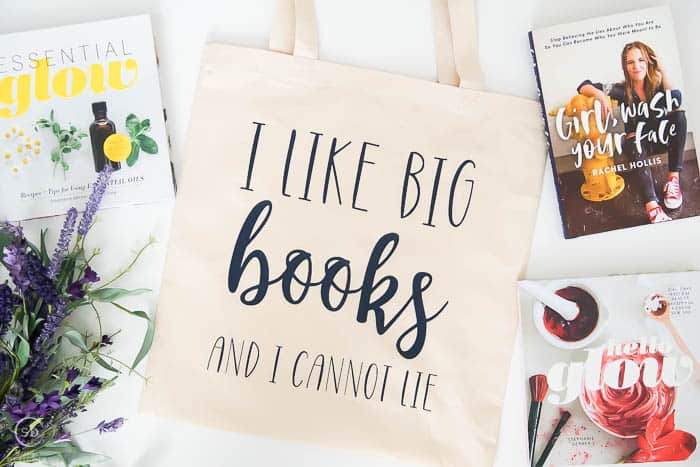 How to add vinyl to a tote bag for the library