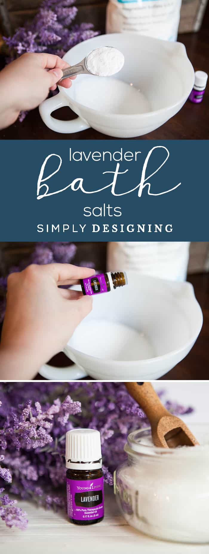 How to make bath salts - lavender bath salts - bath salt recipe