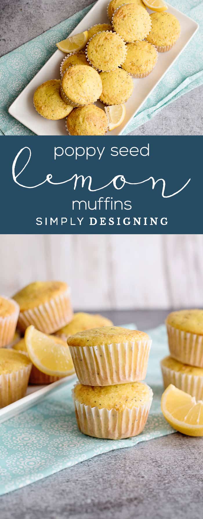 Lemon Muffins with Poppy Seeds - an easy and delicious recipe