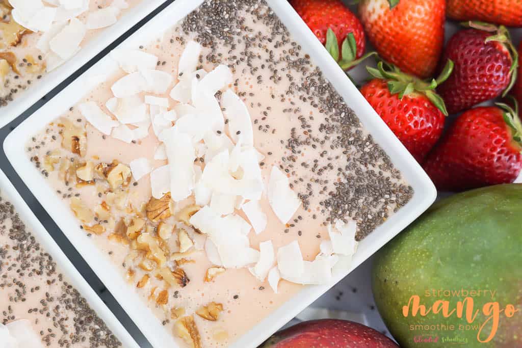 Strawberry Mango Smoothie Bowl 6 Mango Strawberry Smoothie Bowl