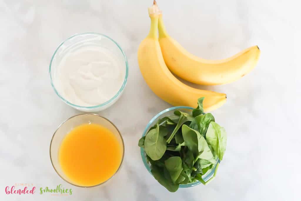 Easy Spinach Smoothie Recipe 6 Easy Spinach Smoothie Recipe ingredients