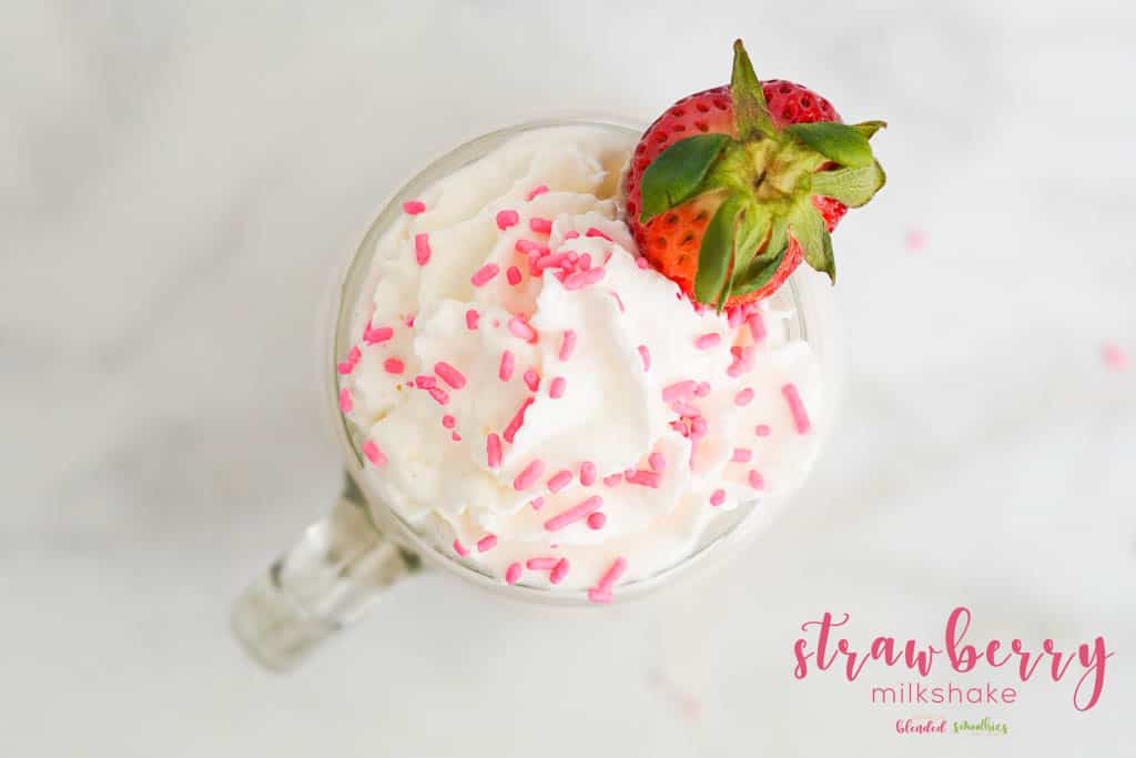 The Best Strawberry Milkshake 4 Strawberry Milkshake Recipe
