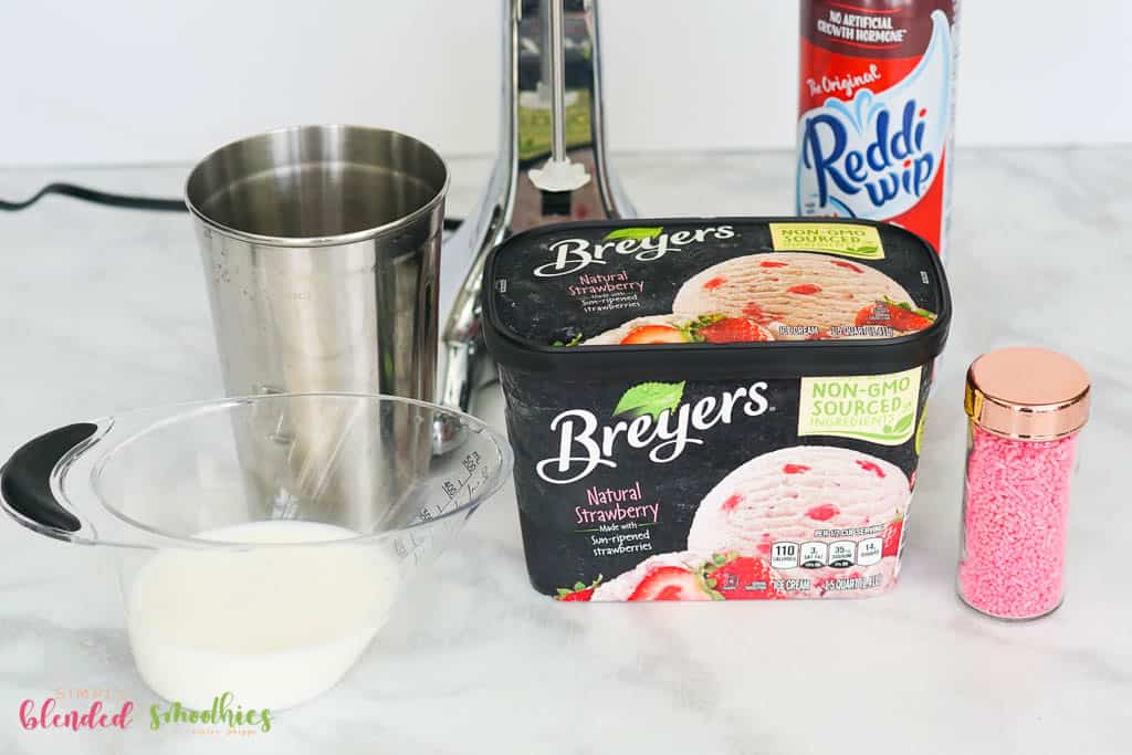 The Best Strawberry Milkshake 5 Strawberry Milkshake Ingredients