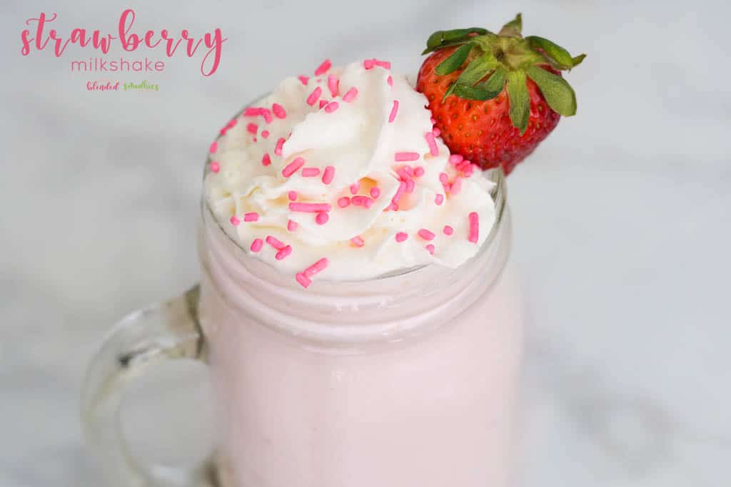 Vanilla Milkshake 14 Strawberry Shake