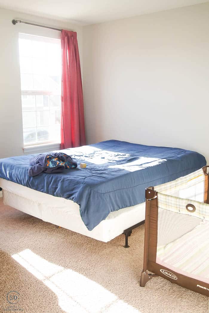 BEFORE Cool Boy Bedroom Idea - #ad #BHGLiveBetter #BHGatWalmart @BHGLiveBetter