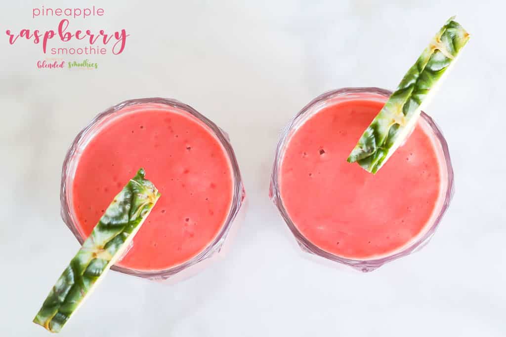 Pineapple Raspberry Smoothie 3 Pineapple Raspberry Smoothie