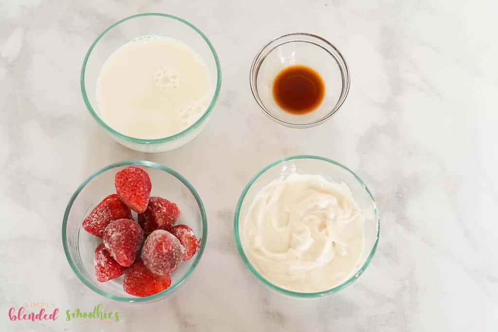 Strawberry Smoothie 6 Strawberry Smoothie ingredients