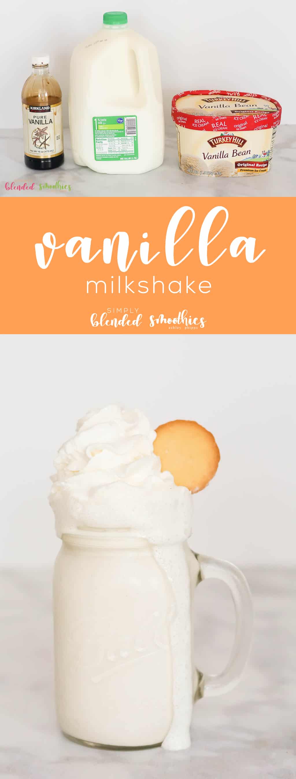 Vanilla Milkshake 1 Vanilla Milkshake - this vanilla milkshake recipe is so easy to make and really delicious