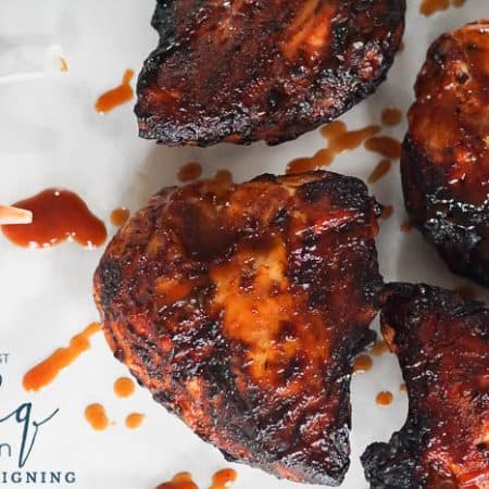 Grilled Chicken with all the flavors of BBQ Chicken