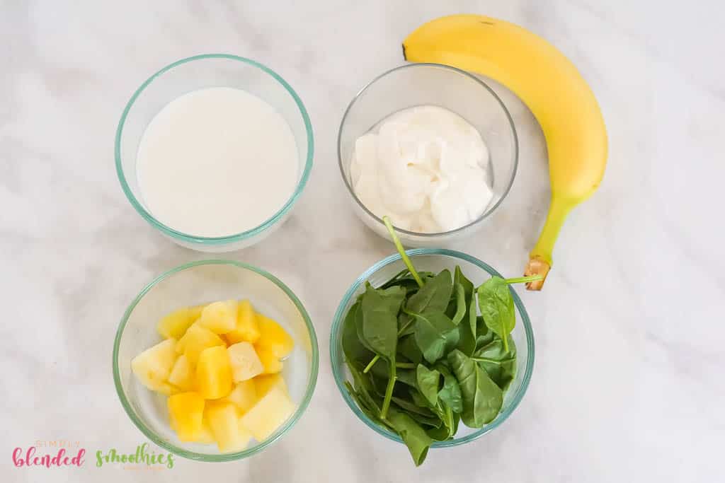 Green Pina Colada Smoothie 6 Healthy Pina Colada Smoothie Ingredients