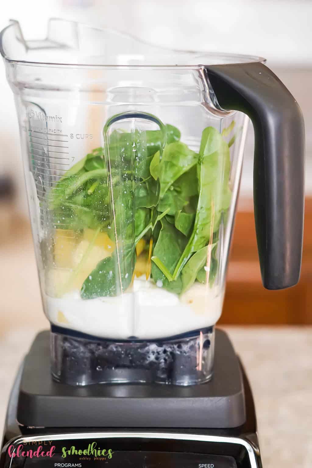 Green Pina Colada Smoothie 7 How to make a Green Pina Colada Smoothie