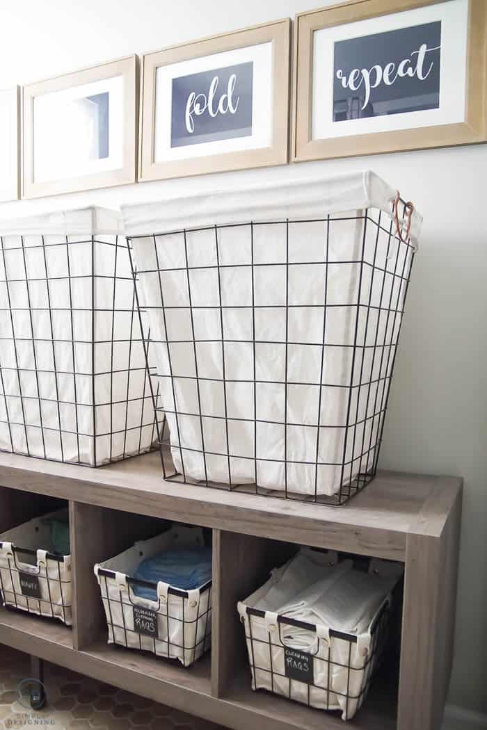 How to Organize a Laundry Room 09778 How to Organize a Laundry Room 4 Industrial Pipe Shelf