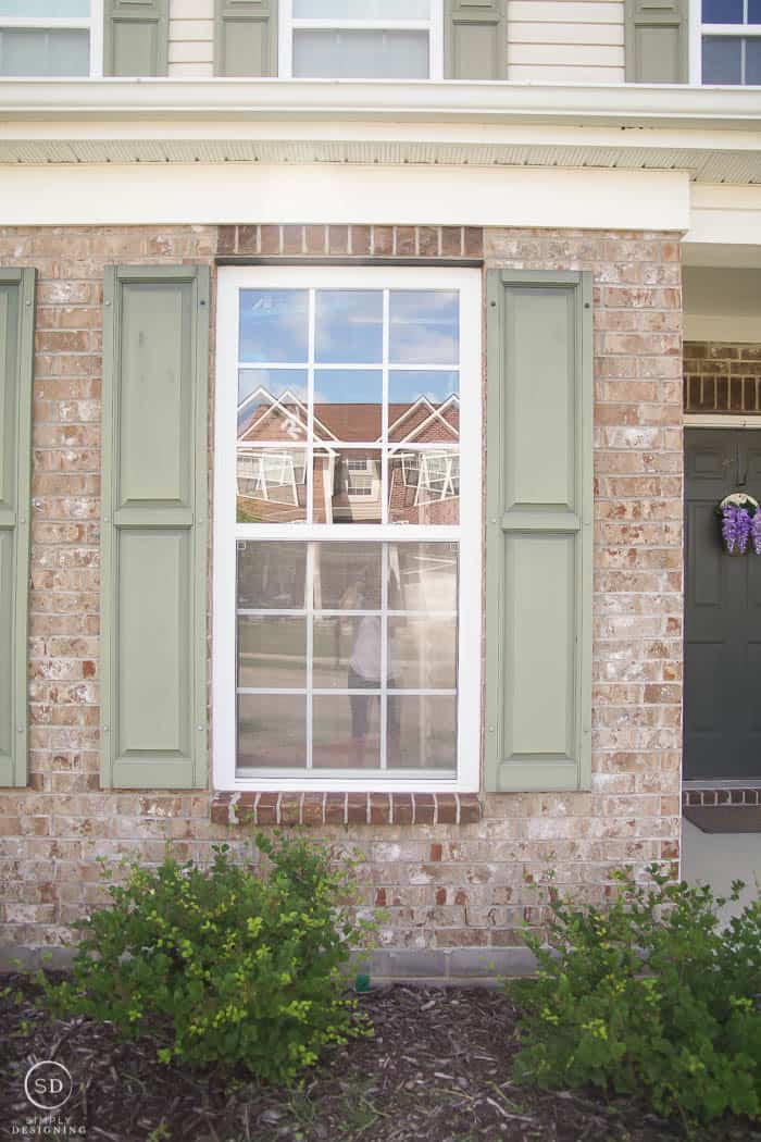 How To Paint Shutters And A Front Door Simply Designing With Ashley - Paint Colors For Window Shutters And Doors