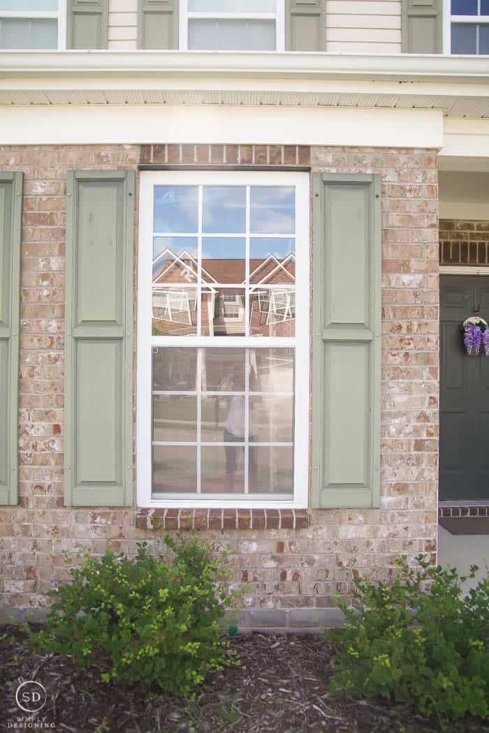 How To Paint Shutters And A Front Door Simply Designing With Ashley