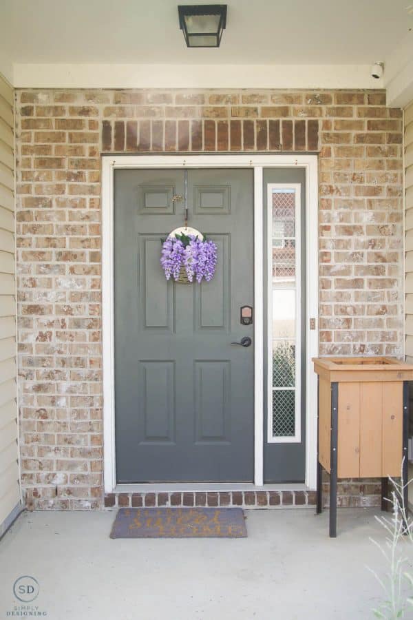 How to Paint Shutters and a Front Door Simply Designing with Ashley