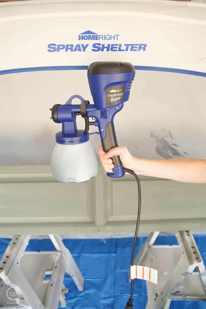 spray painter for shutters