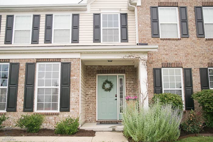 How To Paint Shutters And A Front Door Simply Designing With Ashley