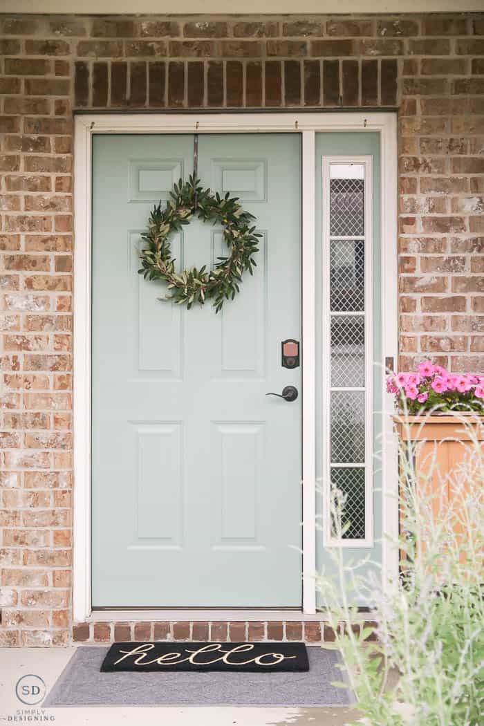 beautiful painted door