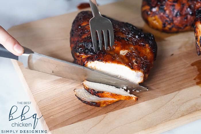Tender and Juicy BBQ chicken