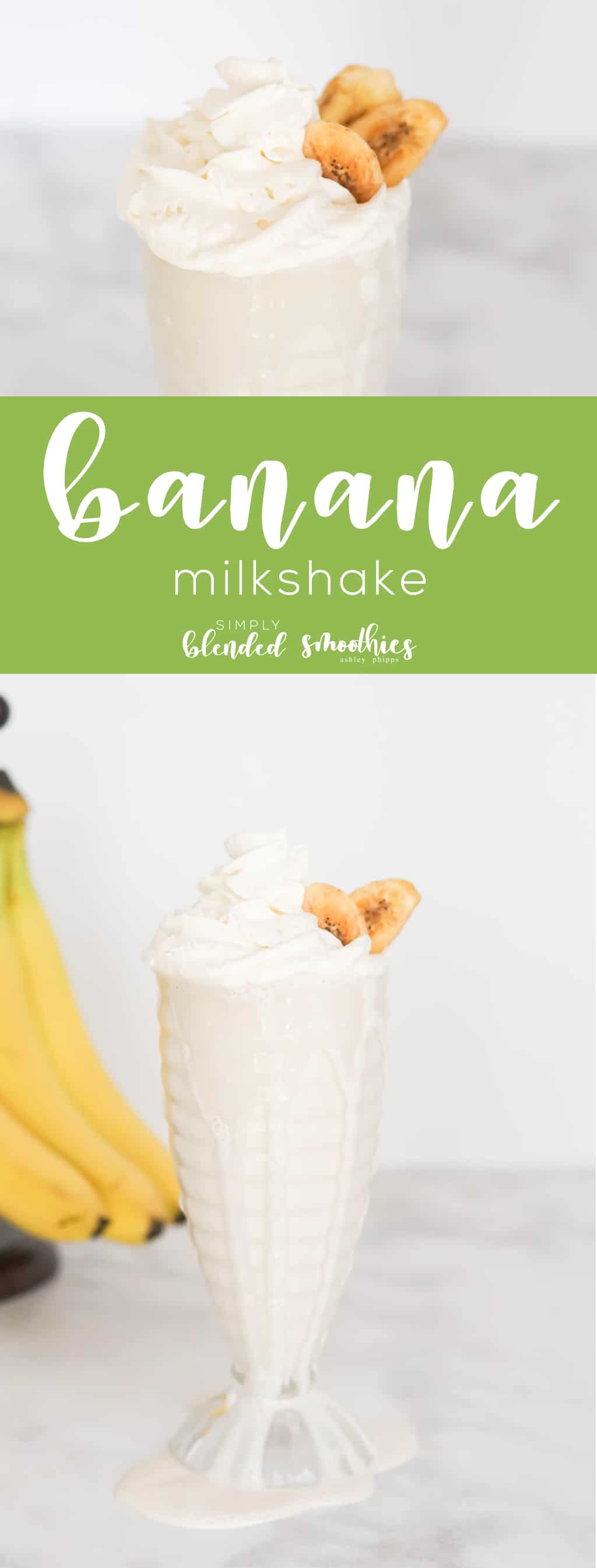 Banana Milkshake 1 This delicious Banana Milkshake is super simple to make is so delicious and it only takes a few ingredients to make yourself