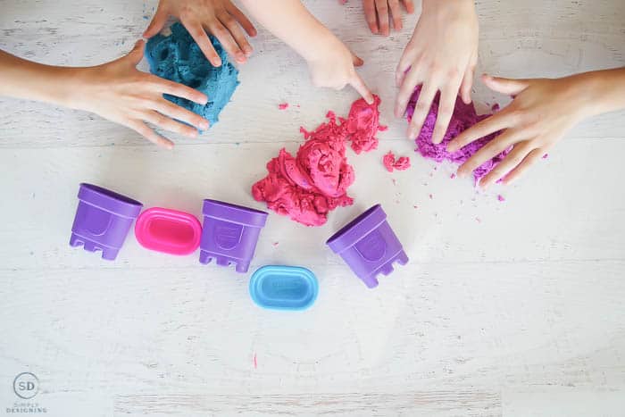 The Best Sensory Sand for Sensory Play 00451 | The Best Sensory Sand for Sensory Play: tested for kids by kids | 18 | summer dinner party idea