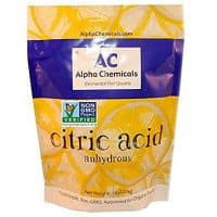 Non-GMO Project Verified - Citric Acid - 5 Pounds - Organic, 100% Pure - Alpha Chemicals