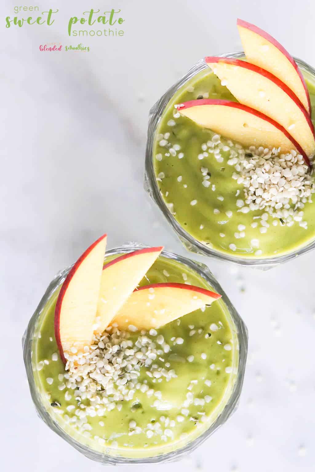 Green Sweet Potato Smoothie 2 Green Sweet Potato Smoothie