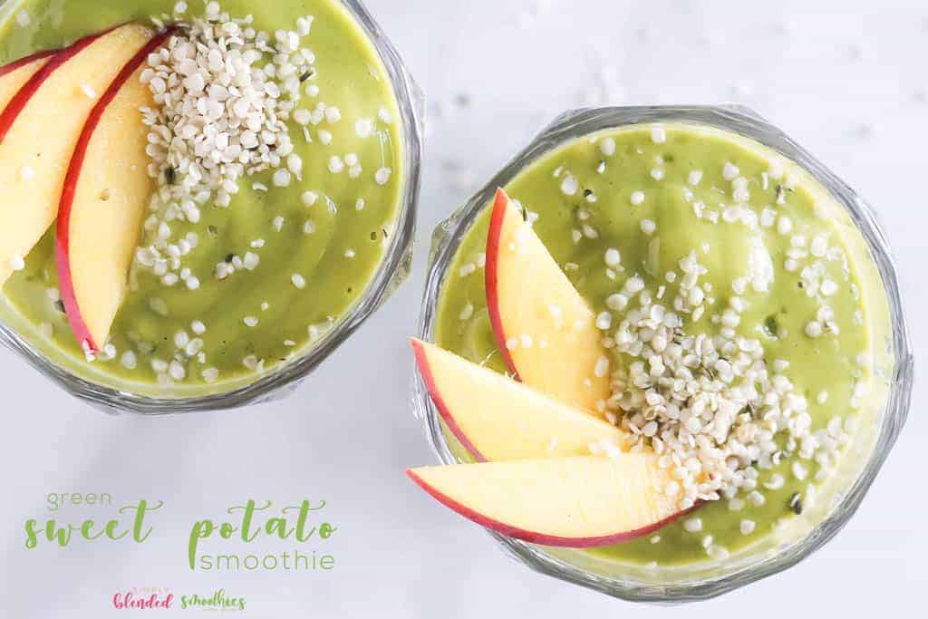 Green Peach Mango Smoothie 9 Healthy Green Sweet Potato Smoothie