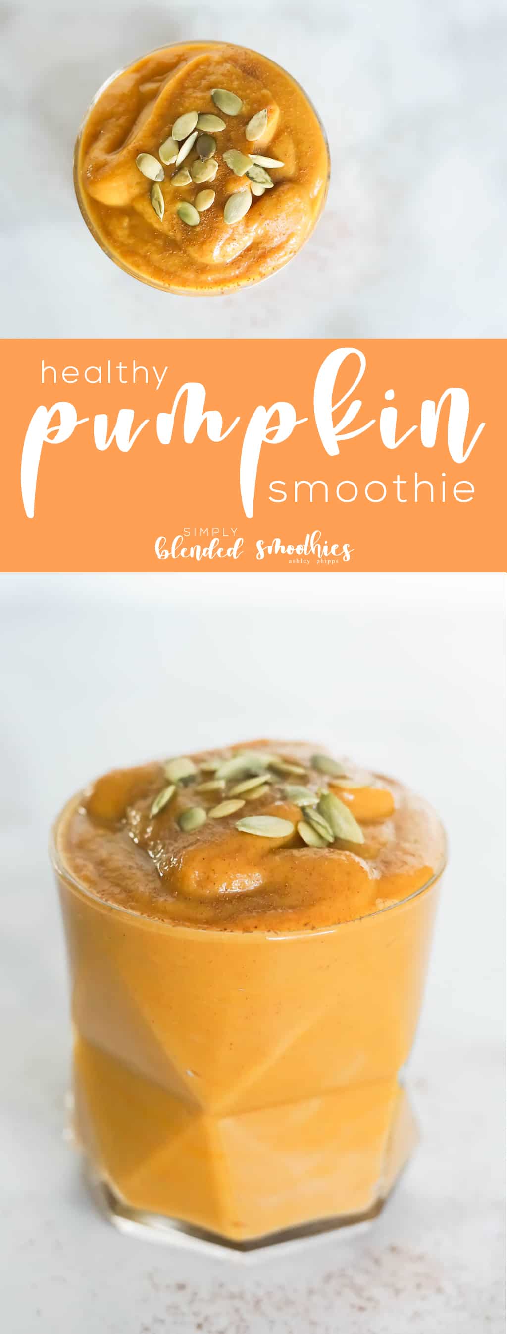 Healthy Pumpkin Smoothie Recipe 1 Healthy Pumpkin Smoothie - this delicious pumpkin smoothie is the perfect fall breakfast or snack