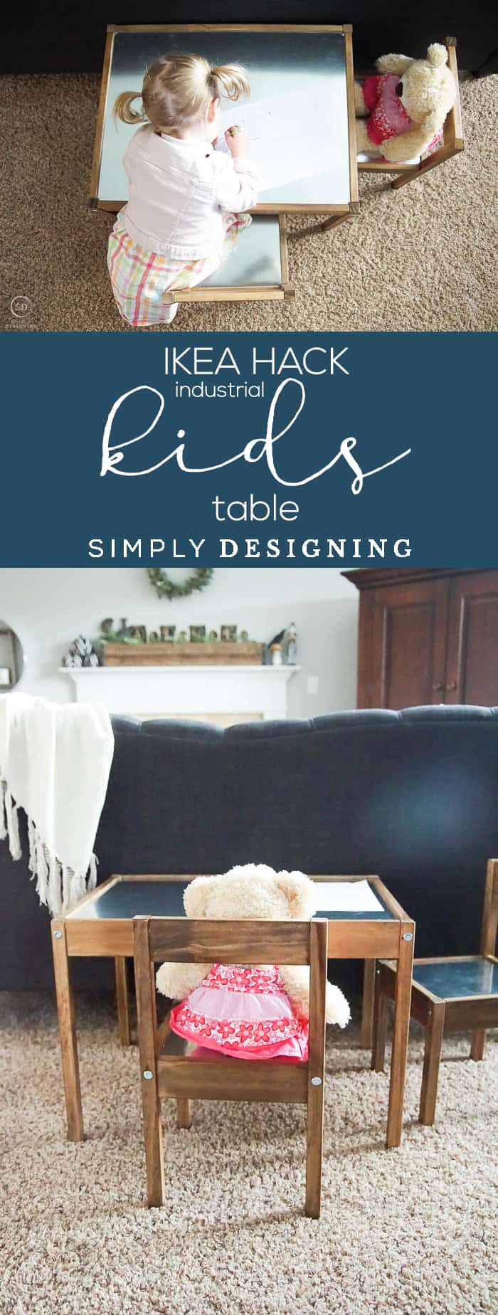 Kids industrial deals table and chairs