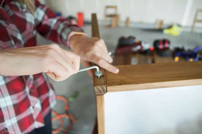 put ikea hack table together