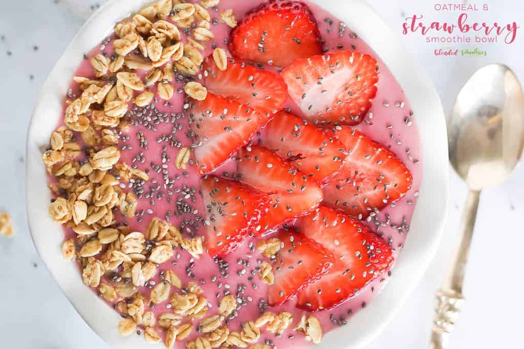 Pineapple Smoothie 10 Delicious Strawberry Oatmeal Smoothie Bowl