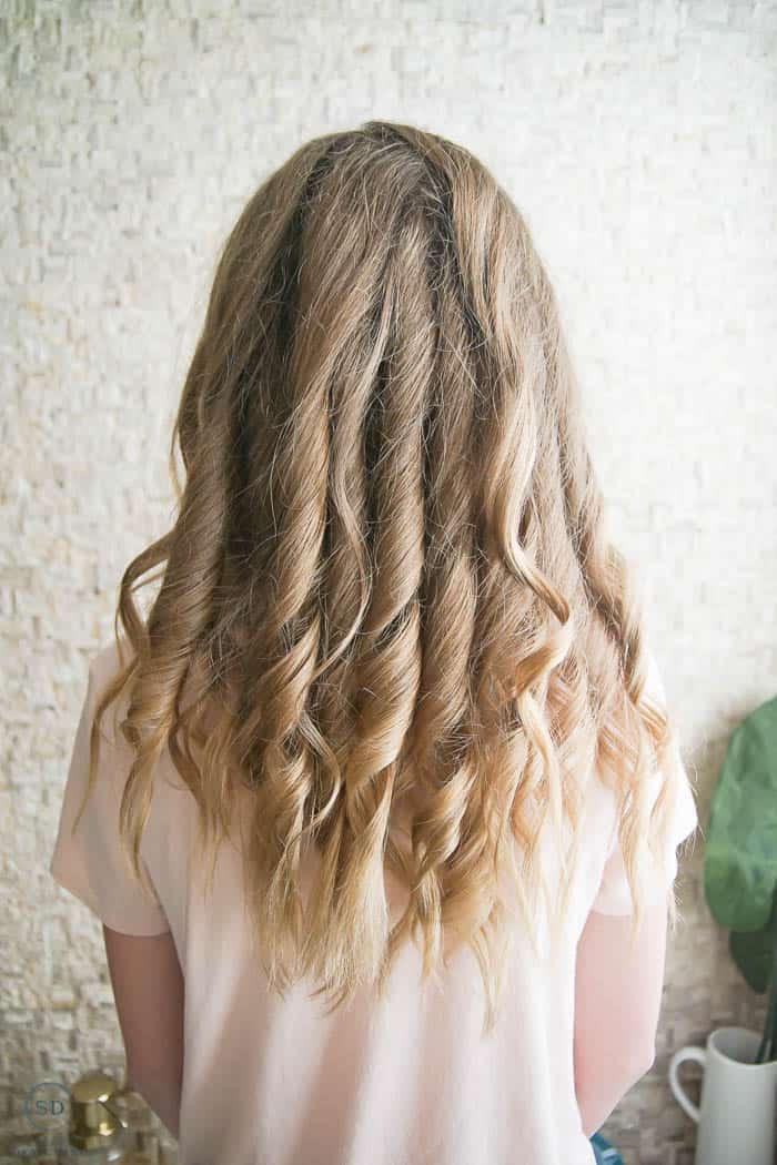 Beach wave outlet curls long hair