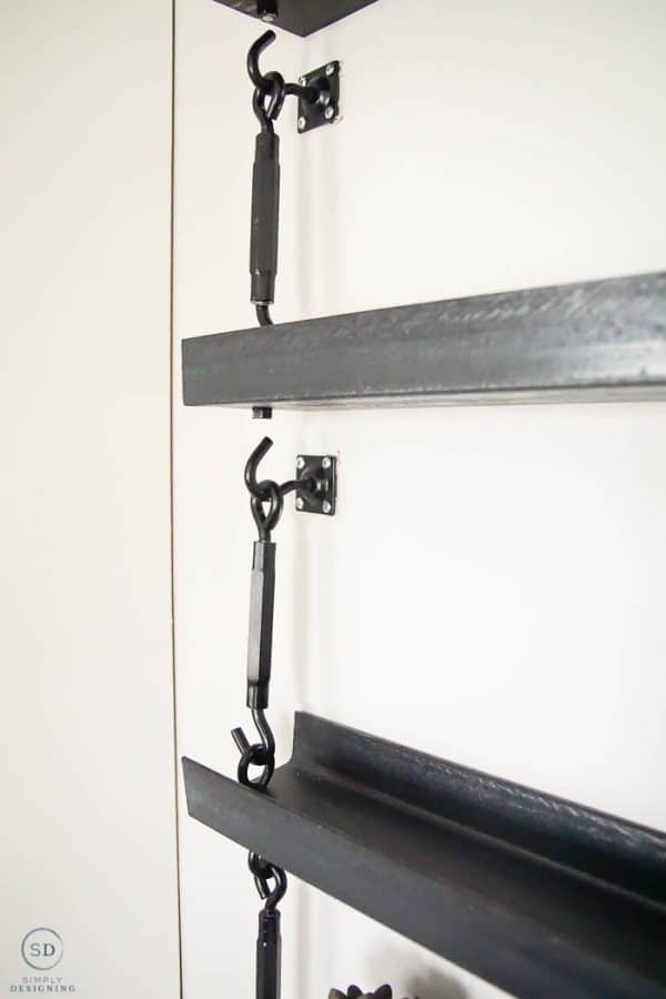 How to Make Industrial Metal Shelves Simply Designing with Ashley