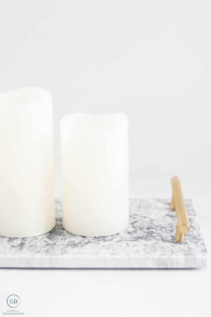 Christmas Gift Ideas Under $25 : marble and gold tray